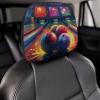 HMNBCD Car Seat Headrest Covers Bowling Balls Printed Seat Cover Accessories Elastic Car Seat Headrest Protector for SUV Cars Truck Auto - Set of 2 view 4
