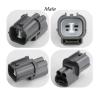 automotive wire connectors 2 Pin Way Automotive Cable Horn Wire Connector Female Male Socket Fit Compatible Rear Door Lock Motor 6181-0070 6189-0129 Car maintenance(Male with Pin,5 sets) view 3