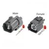 automotive wire connectors 2 Pin Way Automotive Cable Horn Wire Connector Female Male Socket Fit Compatible Rear Door Lock Motor 6181-0070 6189-0129 Car maintenance(Male with Pin,5 sets) view 4