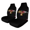 Maryland Marylander Flag Theme 2 Pcs Car Seat Cover,Breathable and Waterproof Car Front Seat Cover Set Universal Interior for Cars Sedans SUVs Vans Trucks view 1