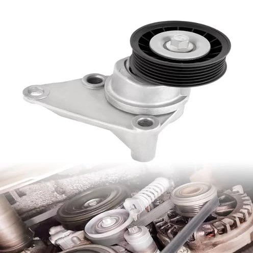 New Upgrade 38159 A/C Belt Tensioner Pulley Assembly Compatible with 2000-2008 Chevy Silverado Suburban Tahoe GMC Sierra Yukon, 2002-2008 Escalade, 2004-2007 B-uick Rainier, Replaces# 12562065