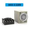 HH8BWL AH3-3 220V 50/60HZ 1S-60M Attached Bottom Seat Power On Delay Time Switch Delay Timer Relay with 8pin PF083A Socket(AH3-3 10M 220V) view 2