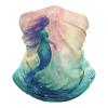 GBNMQED Face Mask Face Cover Balaclava Bandanas Cover Headband Beautiful Mermaid Tail Printed Neck Gaiter Scarf Head Wrap Headwear for Men Women view 2