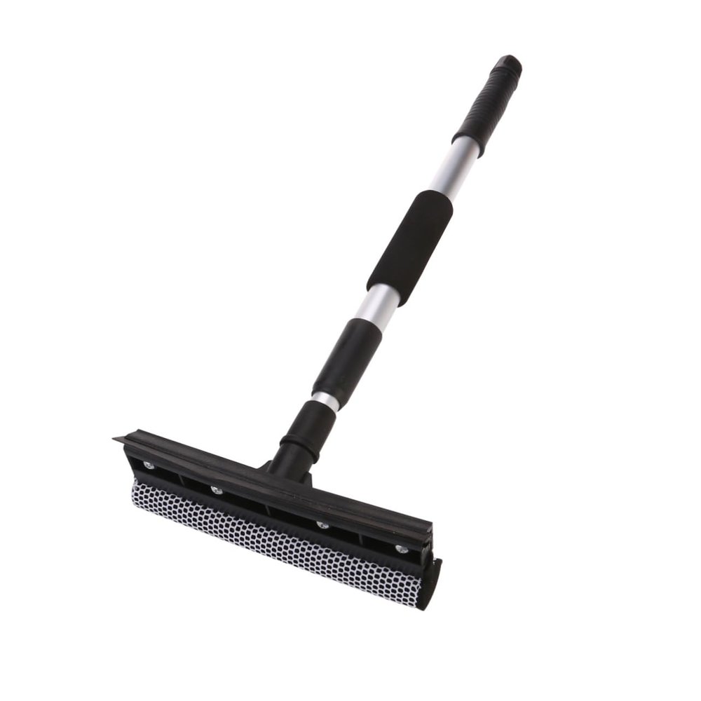 KOMBIUDA Multifunctional Car Window Cleaning Squeegee Dual Retractable Handle and Detachable Sponge Mop for Effortless Auto Cleaning and Maintenance