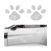 DXNQ 2 PCS Rhinestone Car Stickers, 1.77"1.38" Bling Paw Print Car Sticker Decal, Cute Shiny Car Decals with Self-Adhesive Backing for Car Interior&Exterior Window Laptop Luggage, Car Accessories view 1
