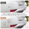 DXNQ 2 PCS Rhinestone Car Stickers, 1.77"1.38" Bling Paw Print Car Sticker Decal, Cute Shiny Car Decals with Self-Adhesive Backing for Car Interior&Exterior Window Laptop Luggage, Car Accessories view 3