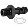 Podavelle M10x1.0 Male Metric to 5/16 Barb Fuel Pump Outlet Adapter Fitting Aluminum Black view 4