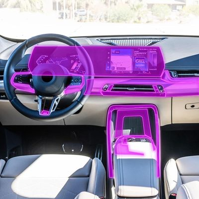 FOJRHGFK Car Interior Film Dashboard Piano Board Shift Center Console Anti-Scratch Transparent TPU PPF Filmfor BMW U10 U11 X1 X2 ix1 2023