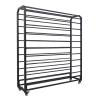Commercial Fabric Roll Storage Rack With Adjustable Hanging Rod, Movable Heavy Duty Steel Organiser Holder for Vinyl Rolls / Leather Rolls / Window Film / Wallpaper Displays, Hold Up 20 Roll(Wide -160 view 3