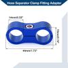 Hihaha Hose Separator Clamp Fitting Adapter/Pipe Tube Line Separator Clamp Tooling AN6 14mm 4pcs Blue view 4