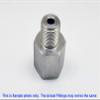 Autobahn88 Stainless Steel Hose End Adapter, Fuel, Oil, Air Line Conversion Fitting for Automotive, Hydraulic, Pneumatic, Plumbing (M12x1.25 Female to BSP G 1/8" Male) view 4