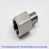 Autobahn88 Stainless Steel Hose End Adapter, Fuel, Oil, Air Line Conversion Fitting for Automotive, Hydraulic, Pneumatic, Plumbing (M8x0.75 Female to M10x1.0 Male) view 3