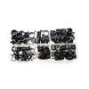 Kangsiyu 75Pcs/set 6-10mm Vacuum Spring Fuel Clip Oil Water Hose Pipe Tube Clamp Black Assortment Kit with Storage Box view 4