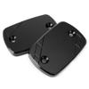 Cnamid5 Motor Front Brake Fluid Reservoirs Master Cylinder Covers Caps For Yamaha XMAX 300 2017-2018, Black view 1