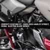 Mats-Csrewy Color - Matched Mid Frame Air Deflectors Heat Shield, Perfectly Fit for Harley Touring Models 2009-2026 Vivid Black view 4