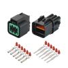 ARETV Automotive Front Electrical Plug Modern Front Waterproof Male/Female Connector PB621-06020(6p female male,1 set) view 1