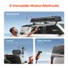 VEVOR Pressurized Water Tank,4 Gal,Lightweight Aluminum Metal,Multi-Dispensing Outdoor Roof Rack Water Tank with 2 Splash-Guard Panels,Versatile Nozzle with Pressurization Port,Fit for Trucks view 2