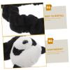 HAPINARY Panda Car Rearview Mirror Cover Cute Car Decor Cartoon Mirror Accessories view 3