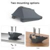 Koroao Starlink Mini Mobility Mount,Starlink Mini Mount,Aluminum Alloy Starlink Roof Rack Mobility Kit,Anti-Theft RV Bracket for Starlink Mini/Mini X and Boat Mounting Kit Accessories (Grey view 4