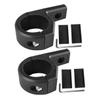 Anneome 2pcs Clamp Tube Bracket for Motorcycle Led Light Headlight Spotlight Holder Fog Light Mount Handlebar Mount Stable Resilient view 1