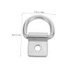 Beatifufu Galvanized D-Ring Fastening Buckle Hook Heavy Duty Tie Down Anchor for Trucks Trailers and Cargo Easy to Install High Load Capacity Versatile Towing Hook for Secure Transport view 2