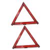 COSMEVIVI 2pcs Car Folding Triangle Safety Sign Compact Auto Warning Sign for Roadside Assistance and Vehicle Maintenance Reflective Design for Road Construction and Work Trucks view 1