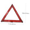 COSMEVIVI 2pcs Car Folding Triangle Safety Sign Compact Auto Warning Sign for Roadside Assistance and Vehicle Maintenance Reflective Design for Road Construction and Work Trucks view 2