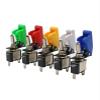 BCMCBV Auto Car Boat Truck Illuminated Led Toggle Switch with Safety Aircraft Up Cover Guard Red Blue Green Yellow White 12V20A(Transparent Blue) view 4
