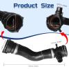 Dunviku Engine Upper Radiator Coolant Water Hose Pipe, From Engine To Radiator Heater Hose 17127531579 Compatible with BM E82 E88 E90 E91 E92 128i 323i 325i 328i 330i Z4 view 2
