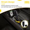 muge racing 80mm/3.15" Car Shift Knob, Aluminum Weighted Automotive Gear Shift Manual knobs Lever with 3 Threaded Adapters M8 M10 M12 x 1.25, Universal for Vehicle (Black) view 2