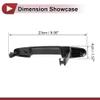 HEROFFIX 1 Pc Car Exterior Door Handles Grip for Hyundai Sonata 2005-2010 Front Right No.826523K020 Black ABS view 3