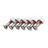 PAJFQC Motorcycle 6 Pcs M8*25mm Stainless Steel Rear Sprocket Bolt Screw And Washes Compatible With CRF CRF250R CRF450R view 1