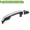 HOPESPANNER Exterior Door Handle for Toyota for Lexus GX460 4Runner 2010-2021 Durable Silver Tone Front Right ABS 1 Pc view 4