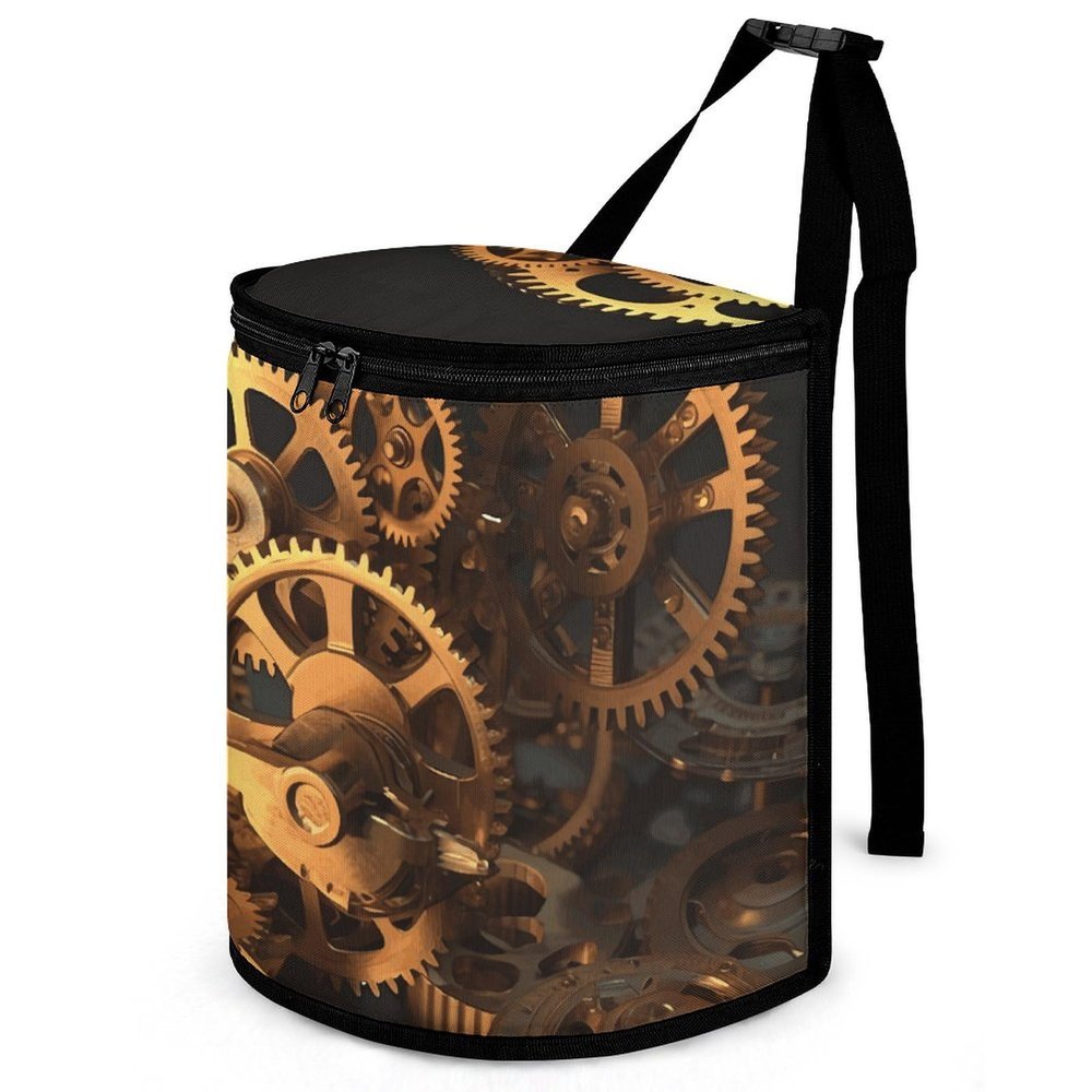 HMNBCD Hanging Car Trash Bag Cool Gears Printed Car Garbage Storage Bag Leakproof Car Trash Can Portable Garbage Storage Bags