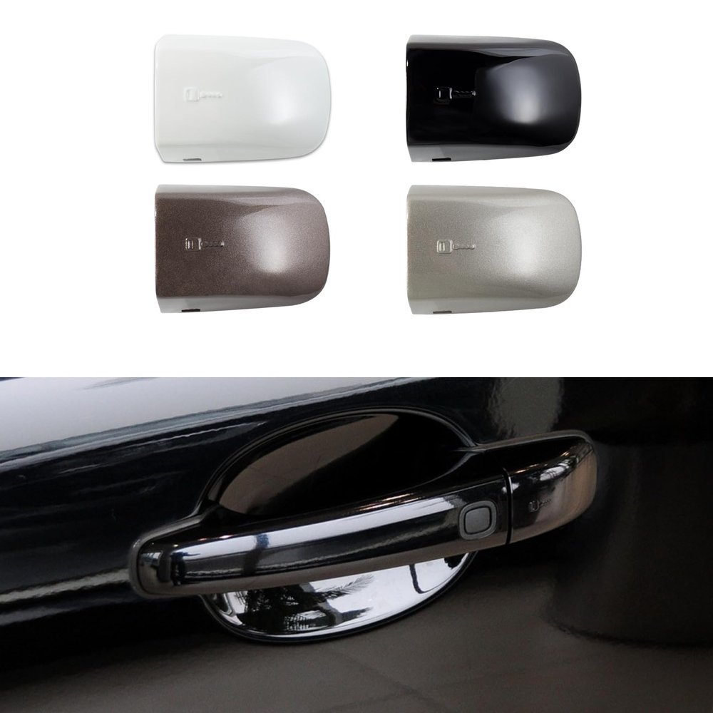 CZShiYue Front Left Exterior Door Handle Lock Cover Fit for Volvo 07-16 S80/04-10 S40/09-17 XC60/08-16 XC70/08-15 V70/10-13 C30/06-13C70/05-12 V50 39998270 Key Hole Trim LCE White