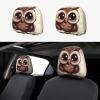 LZQPOEAS Cute Owl Car Headrest Covers 2Pcs Universal Car Seat Head Rest Cover Protector Soft Breathable Vehicle Accessories Fabric Head Rest Coverings for Cars Truck Auto view 1