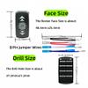 Off Road Light Rocker Switch 8 Pin 12V-24V (ON)-Off-(ON) 3 Position DPDT Momentary Switch, Marine Boat Heavy Duty Up Down Toggle Switch, Forward Reverse Arrow Rocker Switch for Automotive Car (Green) view 2