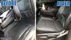 Richmon Auto Upholstery - Passenger Side Bottom Compatible with 2010-2013 Acura MDX SUV, Replacement Genuine Leather Perforated Seat Cover, Black with Genuine Leather Perforation view 3