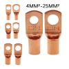 DLAHPJPT Automotive Electrical connectors SC35-8 SC35-6 Bolt Tinned Copper Cable lugs Terminals 35mm Wire Golden(SC35-6,10PCS) view 3