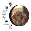 USJJOEO Customized Tire Covers Add Your Own Design Personalized Tire Protectors with Photo Logo Text Name Custom Tire Cover for Trailer Truck SUV Universal All Vehicles Waterproof, 14inch, Gray view 3