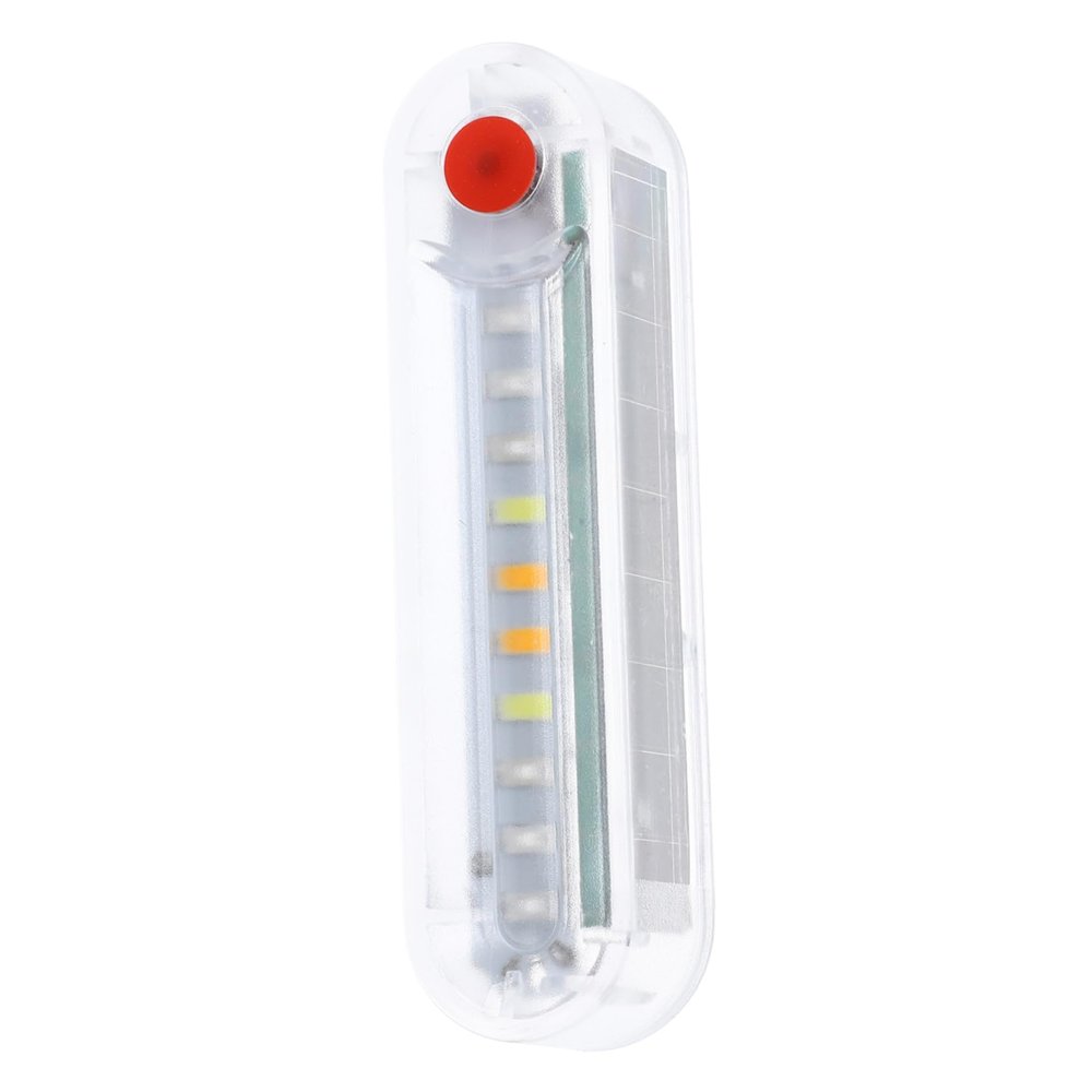 Healifty Magnetic Anti-rear Tail Light Solar Strobe Solar Lamp Led Warning Light for Cars Trucks Bikes