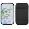 Puxufody Maps of Slovenia Car Handrail Box Cushion Armrest Cove Soft Comfort Decoration Cushion view 1