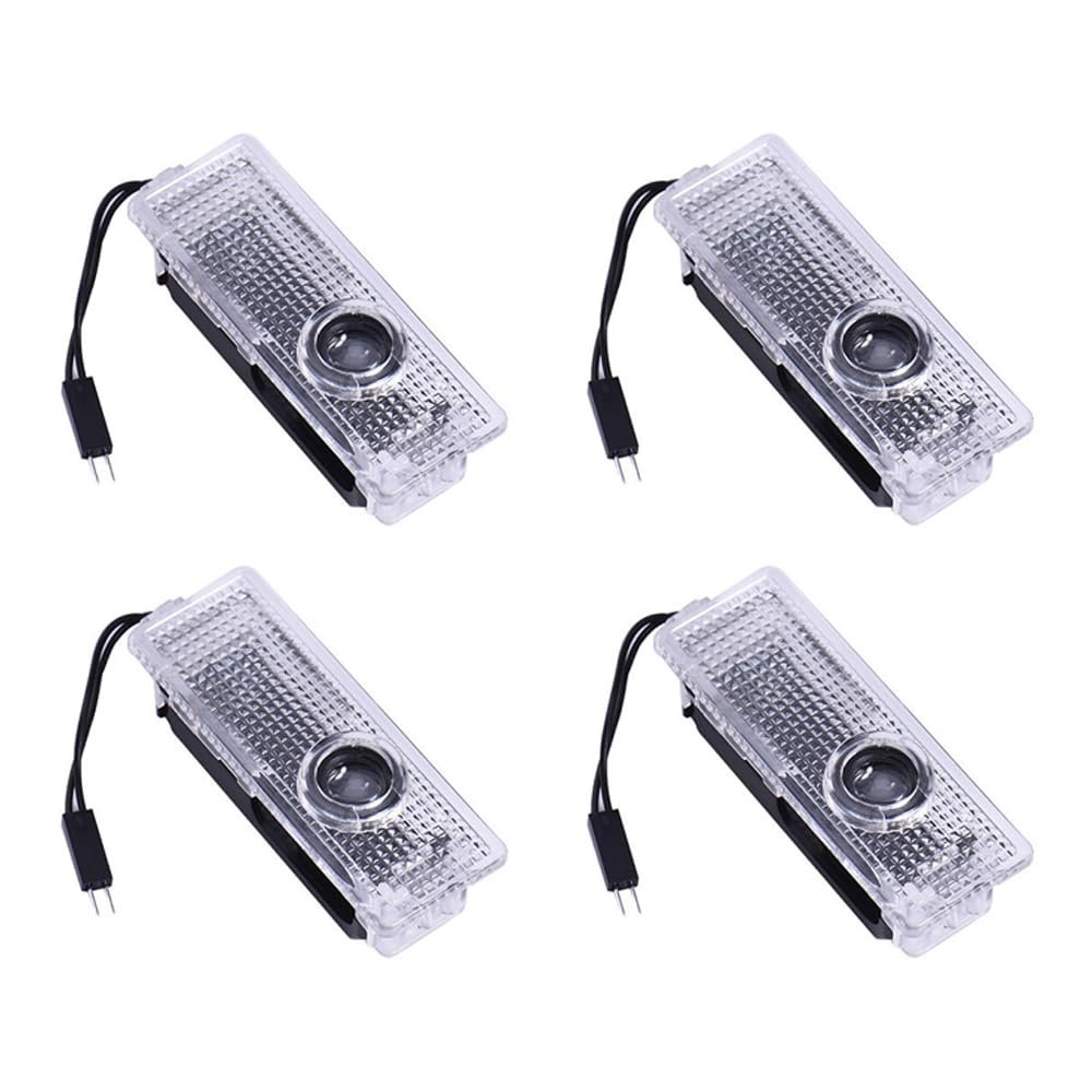Lzmytsdklo 4 Pcs Car Welcome Lights, LED Door Projector Lights, Car Door Light Replacements, Puddle Lights for 1/2/3/4/5/6/7 Replaceable with X1/X2/X3/X4/X5/X6/X7/M/Z/GT/I3