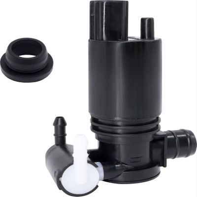 HiSport 8A61-17K624-AA Windshield Washer Pump - Compatible with Ford Explorer Fiesta Edge Flex Compatible with Transit Connect Taurus X Lincoln MKT MKX 2007-2015
