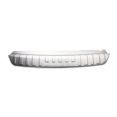 Rear bumper Car Trunk Door Sill Plate Extended Rear Bumper Cover Guard Protector Compatible For 2020 Land Rover Defender Car Accessories(Outside silver)