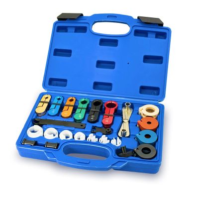 Janhemei Master Quick Disconnect Tool Set, 22pcs Premium Fuel Line Disconnect Tool Set for AC Fuel & Transmission Systems, Fuel Line Removal Tools Kit Apply to Most Vehicles