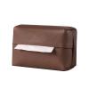 for Audi A4 B9 Allroad Wagon 2016-2023 2024 Car Tissue Organizer Box Real Cowhide Car Back Seat Tissue Auto Sun Visor Tissue Holders Car Accessories Interior,A view 1
