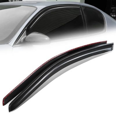 Auto Dynasty 2PCS Tape-On Window Visors for 2000-2007 Chevy Monte Carlo