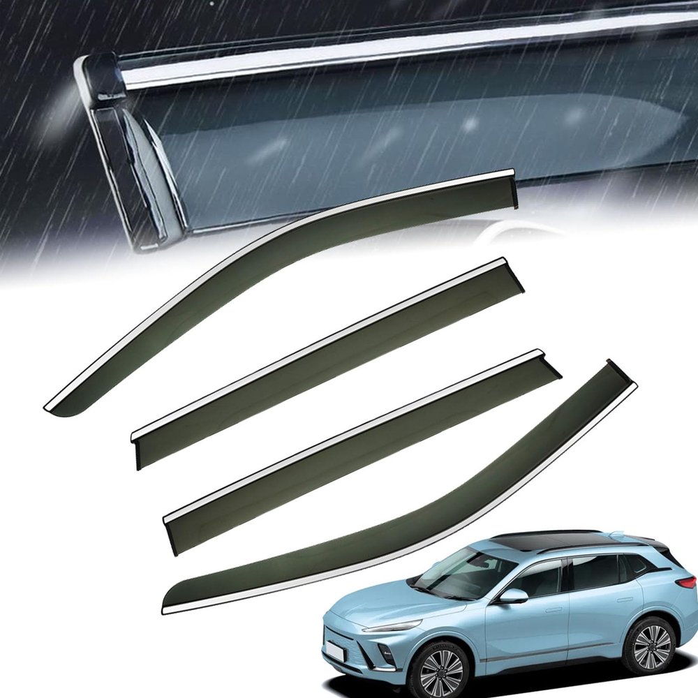 YOAIDWKOE Vent Visors Compatible with Buick Electra E5 2023 2024 2025 Window Visors Ventshade Deflectors Rain Guards Car Accessories