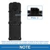 A ABSOPRO Power Window Switch No.31433926 Front Left Driver Side Window Control Switch for Volvo S90 V90 Black view 4